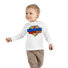 Load image into Gallery viewer, Autistic Super Child Toddler Long Sleeve Tee, Autism Awareness Shirt, Toddler Graphic Tee, Gifts for Special Needs, Cute Kid&#39;s Apparel

