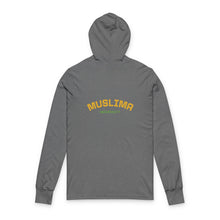 Load image into Gallery viewer, Muslima Empowering Message Hoodie, Inspirational Long Sleeve Tee, Unisex Motivational Shirt, Cozy Casual Wear, Gift for Women
