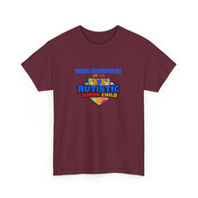 Load image into Gallery viewer, Proud Grandparent of an Autistic Super Child Tee, Autism Awareness Shirt, Gift for Grandparents, Supportive Parent T-Shirt, Family Celebration Wear, Special [...]
