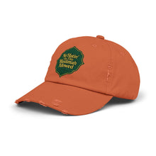 Load image into Gallery viewer, Unisex Distressed Cap with &#39;No&#39;Hatin&#39; On This Muslimah Allowed&#39; Design, Trendy Hat for Everyday Wear, Gift for Muslim Women, Casual [...]
