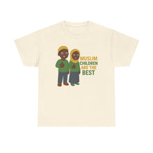 Load image into Gallery viewer, Muslim Children Tee, Unisex Cotton Shirt, Family Gatherings, Gifts for Kids, Ramadan Celebration, Cute Casual Wear
