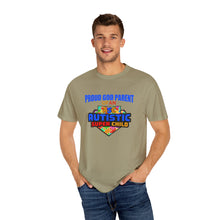 Load image into Gallery viewer, Proud God Parent Autistic Super Child  T-shirt, Unisex Graphic Tee, Gift for Special Needs Supporters, Inspirational Shirt for Parents, Family of [...]
