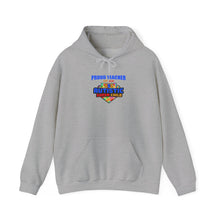 Load image into Gallery viewer, Proud Teacher of an Autistic Super Child Hoodie - Unisex Heavy Blend™ Hooded Sweatshirt, Gift for Educators, Back to School, Teacher Appreciation, Cozy Classroom Wear
