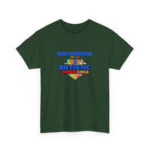 Load image into Gallery viewer, Proud Grandparent of an Autistic Super Child Tee, Autism Awareness Shirt, Gift for Grandparents, Supportive Parent T-Shirt, Family Celebration Wear, Special [...]
