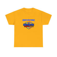 Load image into Gallery viewer, Proud God Parent Autistic Super Child Tee, Unisex Heavy Cotton Tee, Unique Gift for Parents, Autism Awareness Apparel, Gift for Special Needs Parents
