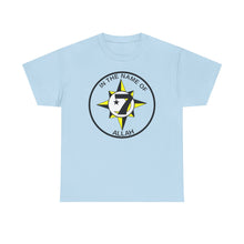 Load image into Gallery viewer, ‘In the Name of Allah&#39; Graphic Tee, Islamic Faith Shirt, Spiritual Wear, Gift for Muslims, Casual Everyday Tee
