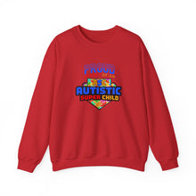 Load image into Gallery viewer, Proud Parent Sweatshirt - Unisex Heavy Blend™ Crewneck, Autism Awareness Gift, Super Child Pride, Family Celebrations, Casual Everyday Wear
