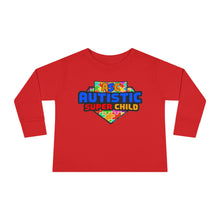 Load image into Gallery viewer, Autistic Super Child Toddler Long Sleeve Tee, Autism Awareness Shirt, Toddler Graphic Tee, Gifts for Special Needs, Cute Kid&#39;s Apparel
