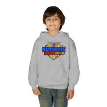Load image into Gallery viewer, Autistic Super Child Hoodie, Positive Phrases Sweatshirt for Kids, Special Needs Gift, Awareness Apparel, Comfortable Youth Clothing
