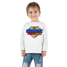 Load image into Gallery viewer, Autistic Super Child Toddler Long Sleeve Tee, Autism Awareness Shirt, Toddler Graphic Tee, Gifts for Special Needs, Cute Kid&#39;s Apparel
