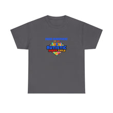 Load image into Gallery viewer, Proud Grandparent of an Autistic Super Child Tee, Autism Awareness Shirt, Gift for Grandparents, Supportive Parent T-Shirt, Family Celebration Wear, Special [...]

