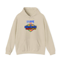 Load image into Gallery viewer, I Love an Autistic Super Child Hoodie - Unisex Heavy Blend Sweatshirt, Autism Awareness Gift, Cozy Sweatshirt, Family Support Apparel, [...]
