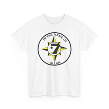 Load image into Gallery viewer, ‘In the Name of Allah&#39; Graphic Tee, Islamic Faith Shirt, Spiritual Wear, Gift for Muslims, Casual Everyday Tee
