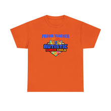 Load image into Gallery viewer, Proud Teacher of An Autistic Super Child Unisex Heavy Cotton Tee, Autism Awareness Shirt, Teacher Gift, Appreciation Day Tee, Special Education Shirt, Classroom [...]

