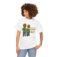 Load image into Gallery viewer, Muslim Children Tee, Unisex Cotton Shirt, Family Gatherings, Gifts for Kids, Ramadan Celebration, Cute Casual Wear
