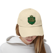 Load image into Gallery viewer, Crown Unisex Distressed Cap with &#39;No&#39;Hatin&#39; On This Muslimah Allowed&#39; Design, Trendy Hat for Everyday Wear, Gift for Muslim Women, Casual [...]
