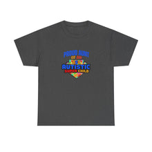 Load image into Gallery viewer, Proud Aunt of Autistic Super Child Unisex Heavy Cotton Tee, Autism Awareness Gift, Family Pride Shirt, Supportive Graphic Tee, Thoughtful Present for Aunts
