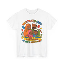 Load image into Gallery viewer, Muslim Autism Family Unisex Heavy Cotton Tee

