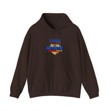 Load image into Gallery viewer, Proud PARENT Autistic Super Child Hoodie | Unisex Heavy Blend Sweatshirt for Support and Awareness, Gift for Autism Advocacy, Comfortable and [...]
