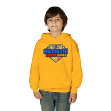 Load image into Gallery viewer, Autistic Super Child Hoodie, Positive Phrases Sweatshirt for Kids, Special Needs Gift, Awareness Apparel, Comfortable Youth Clothing

