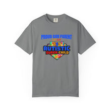 Load image into Gallery viewer, Proud God Parent Autistic Super Child  T-shirt, Unisex Graphic Tee, Gift for Special Needs Supporters, Inspirational Shirt for Parents, Family of [...]
