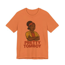 Load image into Gallery viewer, Pretty Tomboy Unisex Jersey Tee, Casual Wear, Graphic Tee, Birthday Gift, Everyday Style, Youth Fashion, Summer Essential

