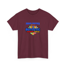 Load image into Gallery viewer, Proud Brother of an Autistic Super Child Tee, Gifts for Siblings, Autism Awareness Shirt, Family Matching Tee, Supportive Statement T-Shirt
