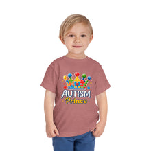 Load image into Gallery viewer, Toddler Autism Prince Tee - Cute Short Sleeve Shirt for Kids, Perfect for Birthdays, Celebrations, and Autism Awareness Events

