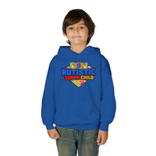 Load image into Gallery viewer, Autistic Super Child Hoodie, Positive Phrases Sweatshirt for Kids, Special Needs Gift, Awareness Apparel, Comfortable Youth Clothing
