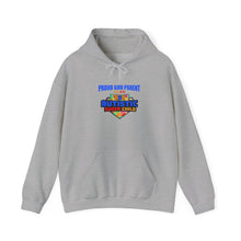 Load image into Gallery viewer, Proud God Parent of An Autistic Super Child Hoodie, Unisex Sweatshirt for Autism Awareness, Gift for Parents, Superhero Child Apparel, Supportive Parent Wear
