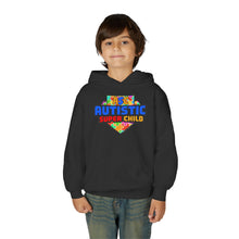 Load image into Gallery viewer, Autistic Super Child Hoodie, Positive Phrases Sweatshirt for Kids, Special Needs Gift, Awareness Apparel, Comfortable Youth Clothing
