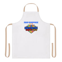 Load image into Gallery viewer, Proud Grandparent of Autistic Super Child Apron, Custom Cooking Gift for Autism Awareness, Family Gathering Essential, Supportive Kitchenware, Colorful Apron [...]
