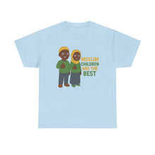 Load image into Gallery viewer, Muslim Children Tee, Unisex Cotton Shirt, Family Gatherings, Gifts for Kids, Ramadan Celebration, Cute Casual Wear
