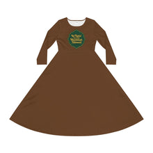 Load image into Gallery viewer, No Hatin’ On This Muslimah Allowed  Pink Long Sleeve Dance Dress, Perfect for Festivals, Casual Wear, Unique Gift Idea

