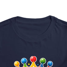 Load image into Gallery viewer, Toddler Autism Prince Tee - Cute Short Sleeve Shirt for Kids, Perfect for Birthdays, Celebrations, and Autism Awareness Events
