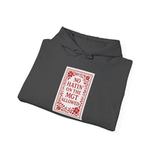 Load image into Gallery viewer, MGT No Hatin&#39; Unisex Hooded Sweatshirt - Vegan Gift, Cozy Hoodie, Casual Wear, Trendy Streetwear, Gift for Friends

