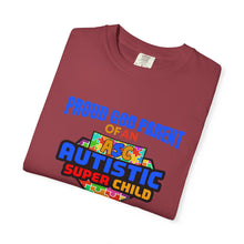 Load image into Gallery viewer, Proud God Parent Autistic Super Child  T-shirt, Unisex Graphic Tee, Gift for Special Needs Supporters, Inspirational Shirt for Parents, Family of [...]
