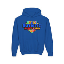 Load image into Gallery viewer, Autistic Super Child Hoodie, Positive Phrases Sweatshirt for Kids, Special Needs Gift, Awareness Apparel, Comfortable Youth Clothing
