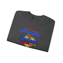 Load image into Gallery viewer, Proud Great Grandparent Sweatshirt, Unisex Crewneck, Autism Awareness Gift, Family Bond, Cozy Pullover, Special Needs Support
