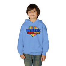 Load image into Gallery viewer, Autistic Super Child Hoodie, Positive Phrases Sweatshirt for Kids, Special Needs Gift, Awareness Apparel, Comfortable Youth Clothing
