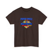 Load image into Gallery viewer, Proud Uncle Tee - Supportive Gift for Autism Awareness, Perfect for Family, Gifts for Uncles, Birthday and Celebrations
