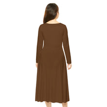 Load image into Gallery viewer, No Hatin’ On This Muslimah Allowed  Pink Long Sleeve Dance Dress, Perfect for Festivals, Casual Wear, Unique Gift Idea
