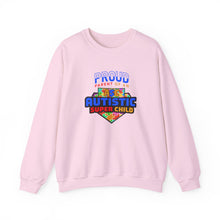 Load image into Gallery viewer, Proud Parent Sweatshirt - Unisex Heavy Blend™ Crewneck, Autism Awareness Gift, Super Child Pride, Family Celebrations, Casual Everyday Wear
