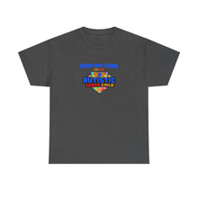 Load image into Gallery viewer, Proud Swim Teacher of An Autistic Super Child Tee | Unisex Heavy Cotton Tee, Autism Awareness Shirt, Gift for Swim Instructors, Family Reunion Gear, Comfortable [...]
