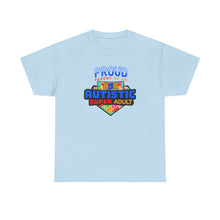 Load image into Gallery viewer, Proud Parent of an Autistic Super ADULT Tee, Autism Awareness Apparel, Unisex T-Shirt, Gift for Parents, Supportive Parent Shirt, [...]
