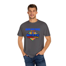 Load image into Gallery viewer, Proud God Parent Autistic Super Child  T-shirt, Unisex Graphic Tee, Gift for Special Needs Supporters, Inspirational Shirt for Parents, Family of [...]
