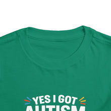 Load image into Gallery viewer, Autism Awareness Toddler Tee, Cute Gift, Puzzle Design, Genius Statement, Short Sleeve Shirt, Family Outing, Playdate
