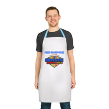 Load image into Gallery viewer, Proud Grandparent of Autistic Super Child Apron, Custom Cooking Gift for Autism Awareness, Family Gathering Essential, Supportive Kitchenware, Colorful Apron [...]
