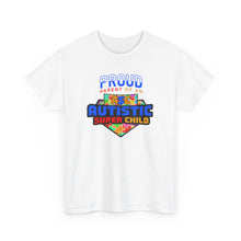 Load image into Gallery viewer, Proud Parent of an Autistic Super Child Tee, Autism Awareness Apparel, Unisex T-Shirt, Gift for Parents, Supportive Parent Shirt, [...]
