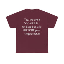 Load image into Gallery viewer, Real Social White writing
